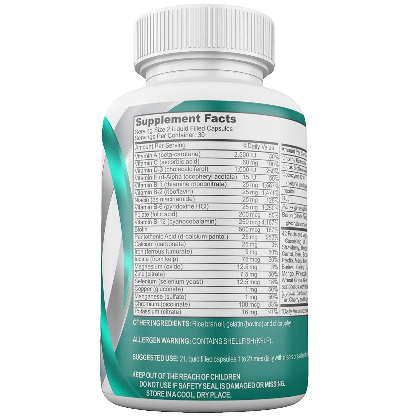 Gastric Bypass Vitamins with Iron Plus 42 Super Fruits & Vegetables for Post Bariatric Surgery Must Haves, Quick-Dissolve Gel Caps Universal Body LabsBuy Supplements Australia
