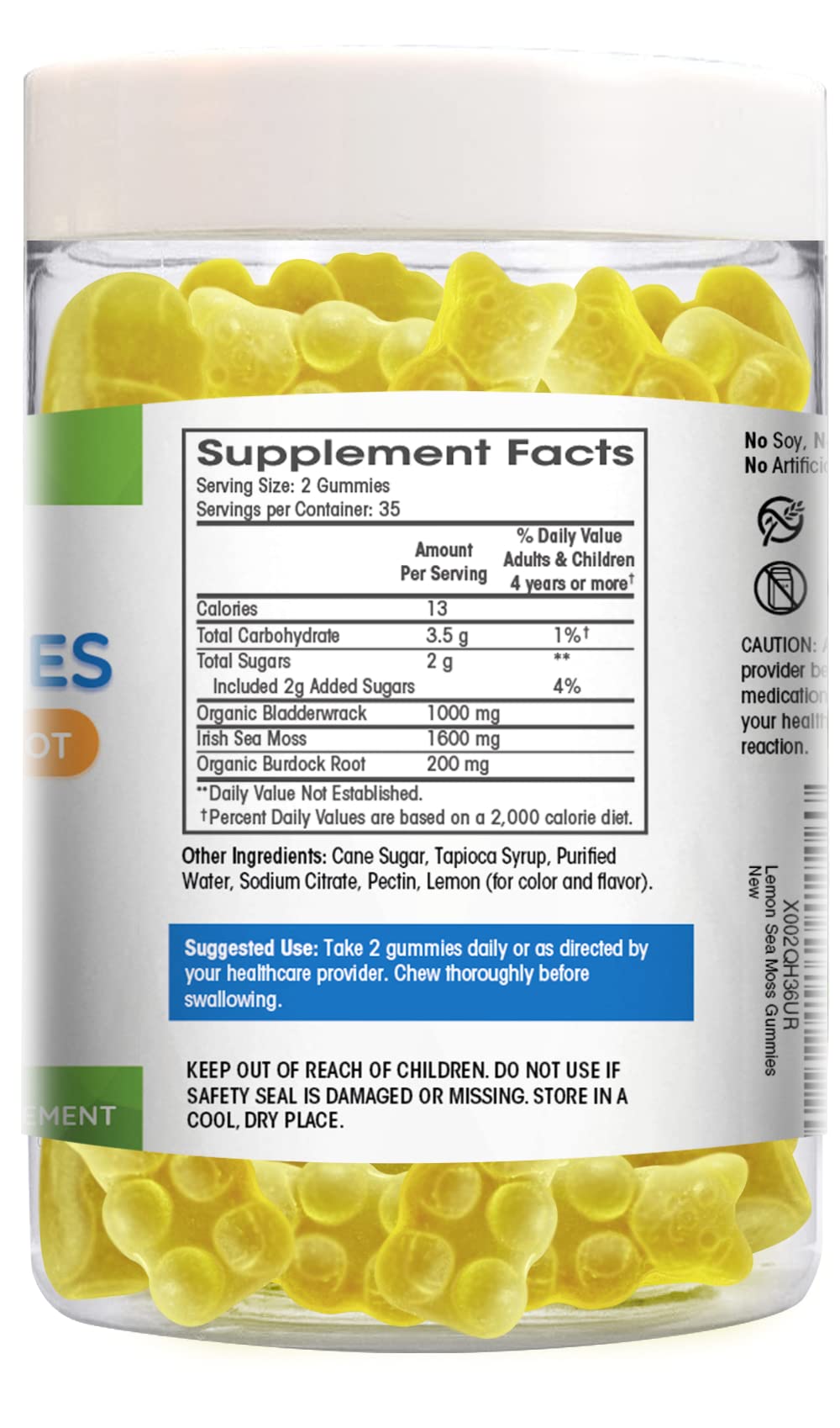 Sea Moss Gummies Plus Organic Bladderwrack and Burdock Root. Tasty Alternative to Sea Flamingo SupplementsBuy Supplements Australia