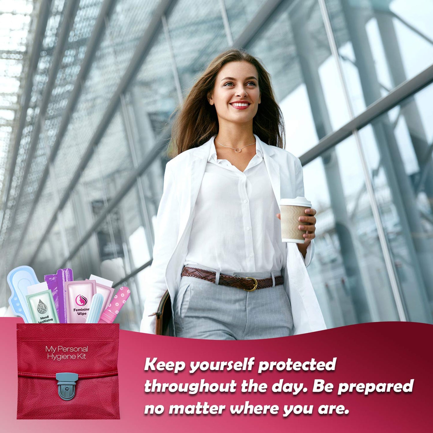 Menstrual Kit All-in-One | Convenience on The Go | Single Period Kit Pack for Travelling, Tweens pH AdvantageBuy Supplements Australia