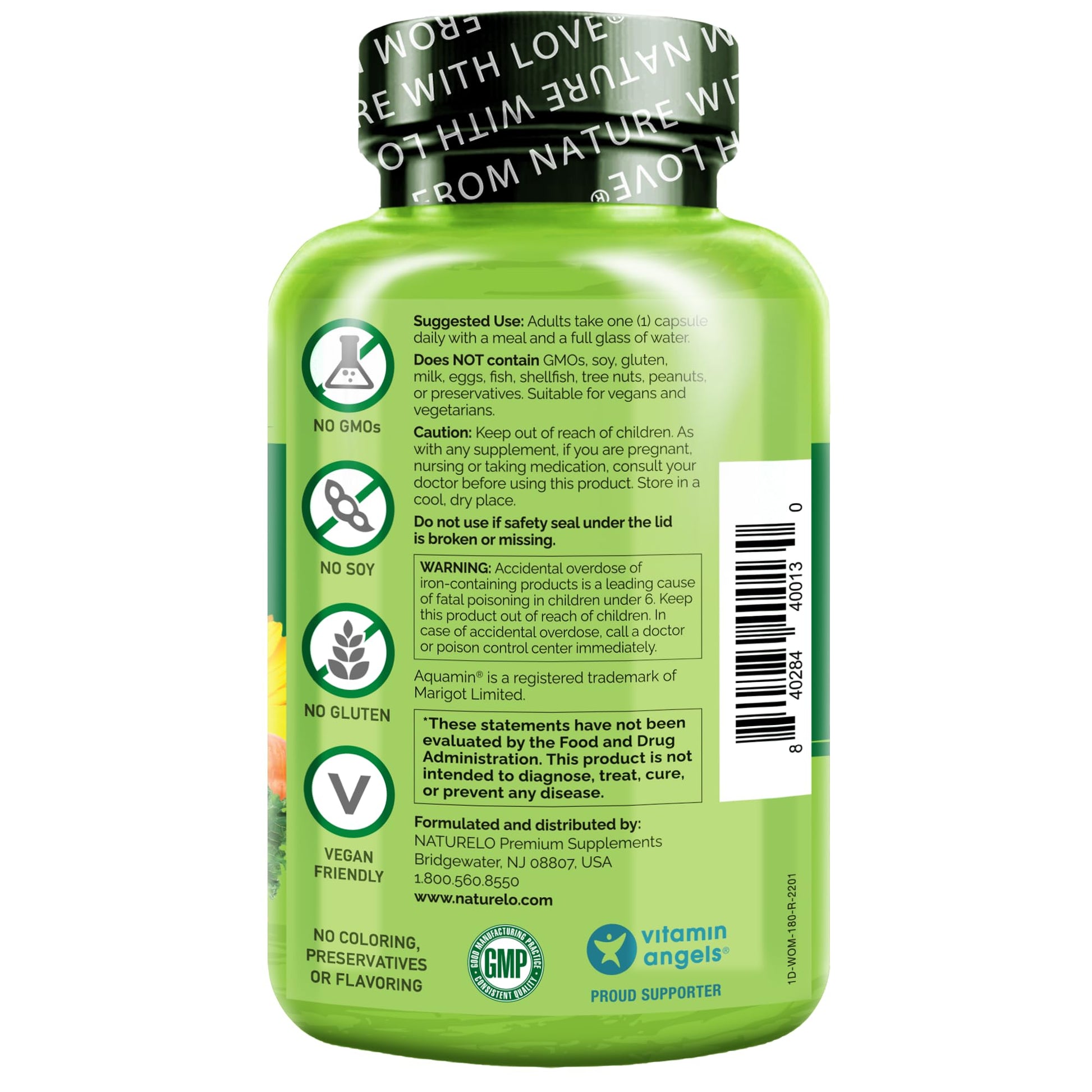 NATURELO One Daily Multivitamin for Women - Energy Support - Whole Food Supplement NATURELOBuy Supplements Australia