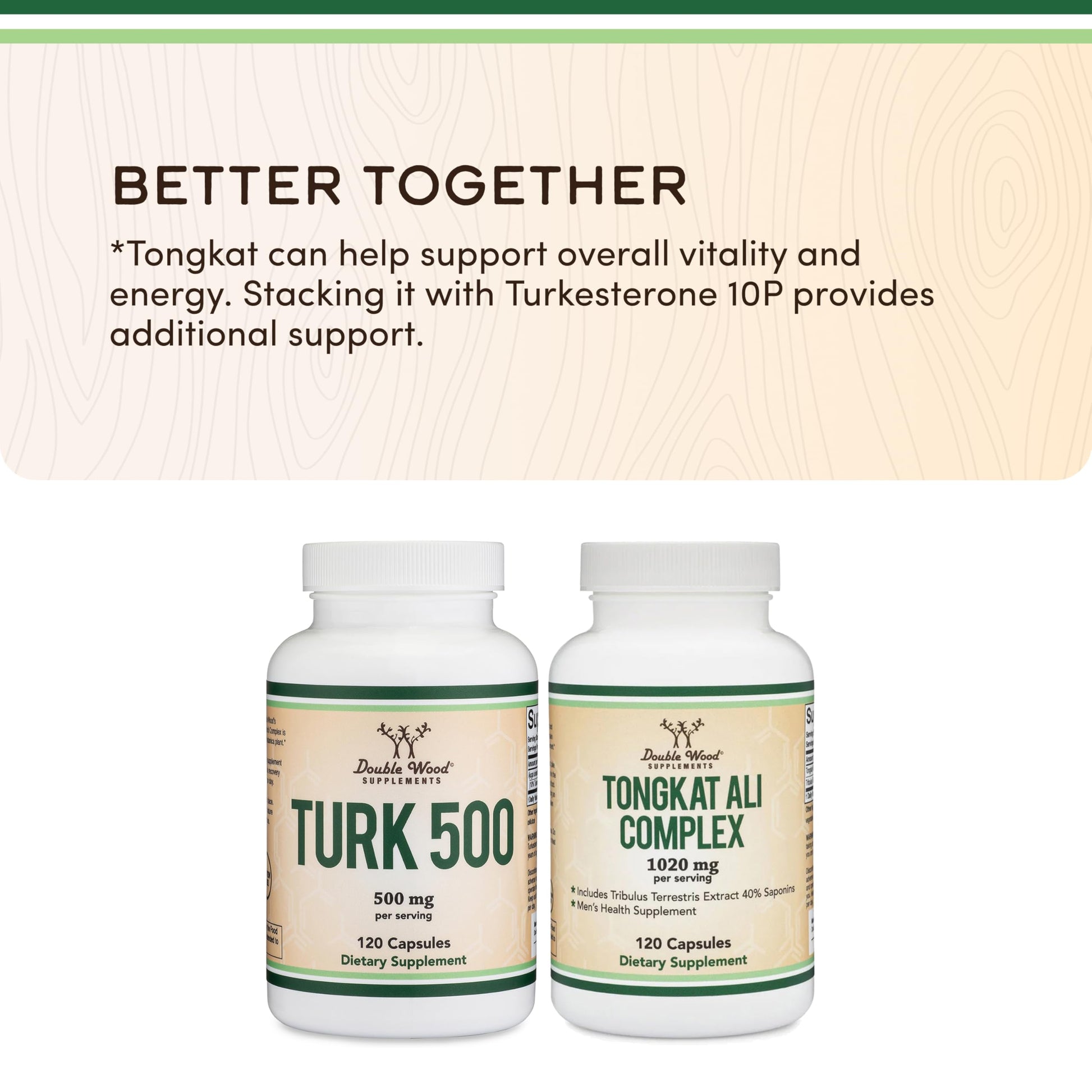 Turkesterone Supplement 500mg, 120 Capsules (Ajuga Turkestanica Extract Std. to 10% Turkesterone) Similar to Ecdysterone for Men's Health Support (Manufactured and Tested in the USA) by Double Wood Double Wood SupplementsBuy Supplements Australia