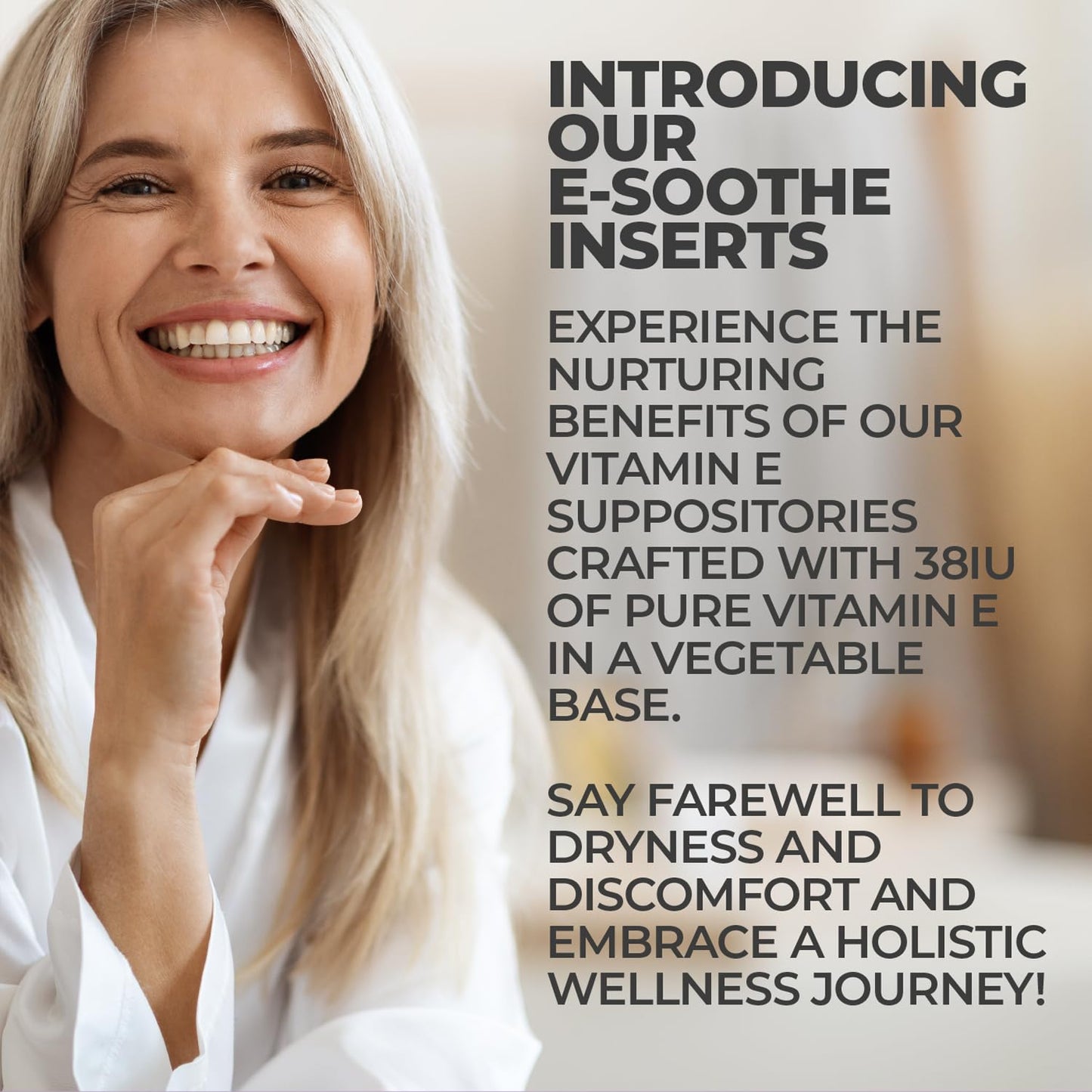 NewLife Naturals Vitamin E Suppositories 38IU - Vaginal Dryness Irritation Menopause Atrophy Relief NewLife NaturalsBuy Supplements Australia