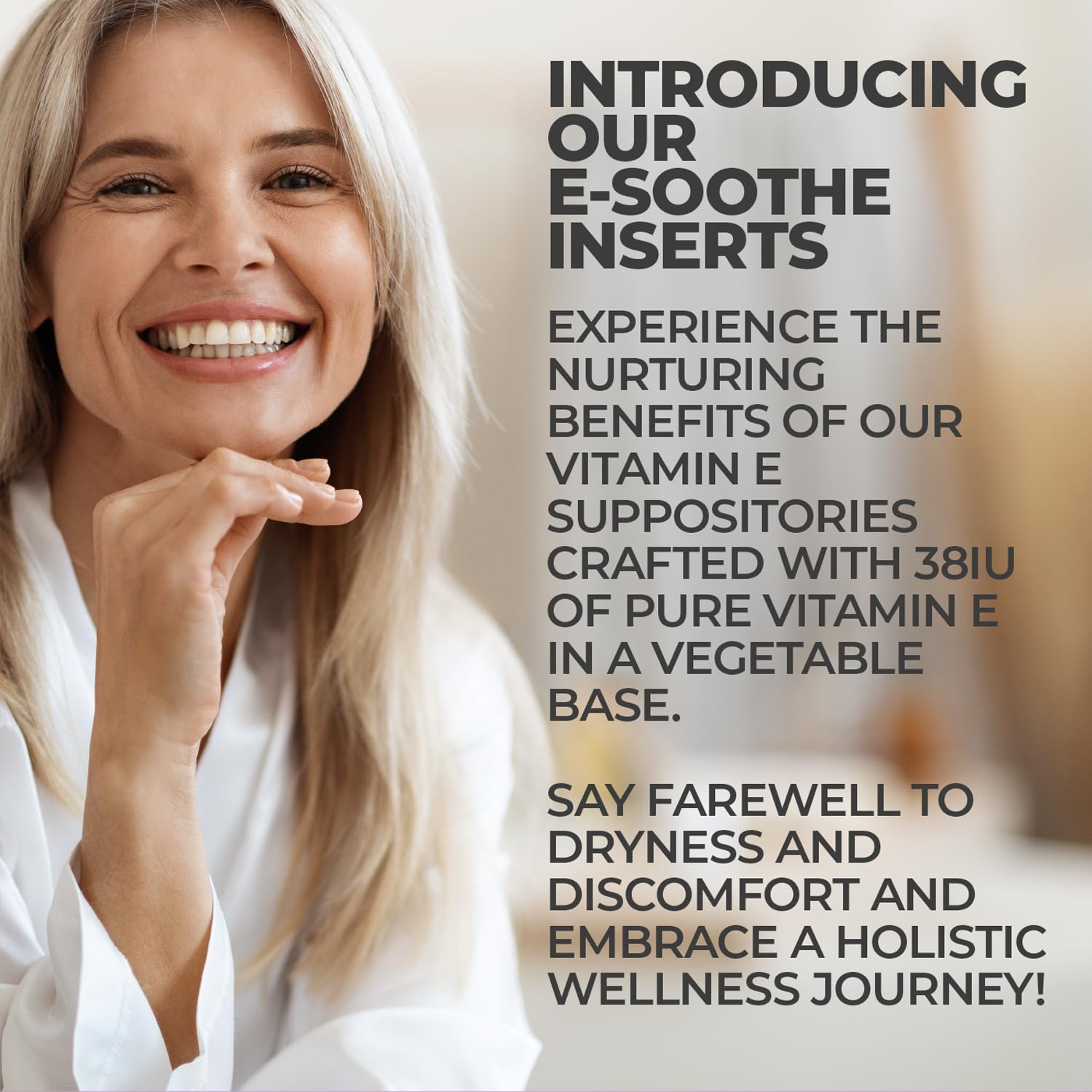 NewLife Naturals Vitamin E Suppositories 38IU - Vaginal Dryness Irritation Menopause Atrophy Relief NewLife NaturalsBuy Supplements Australia