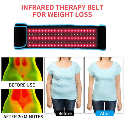 Red Light Infrared Therapy Belt: Pain Relief Device LED Red Light Therapy Lamp Near Body Large Pad Wrap ADVARAYSBuy Supplements Australia