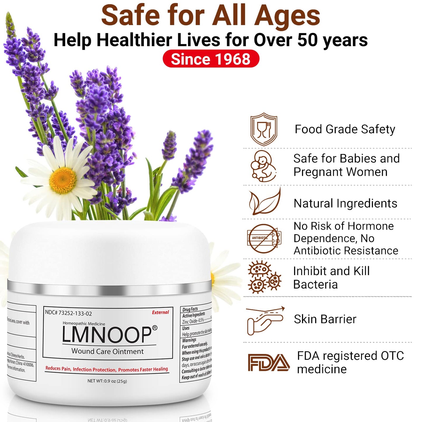 LMNOOP® Bed Sore Cream, Maximum Strength Wound Care Ointment for Infection Protection & Skin Repair LMNOOPBuy Supplements Australia