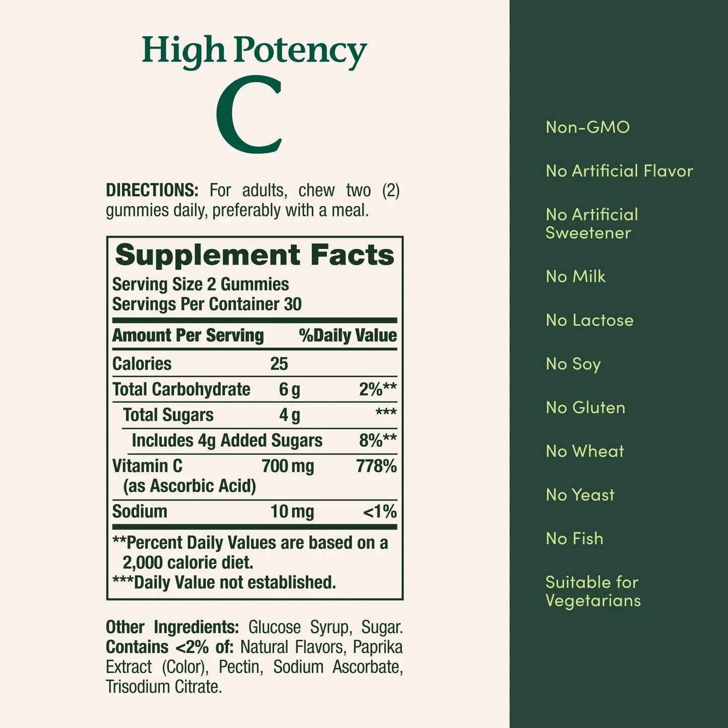 Nature’s Bounty Vitamin C Gummies 700mg, High Potency Vitamin C Chewable Gummies for Adults, Immune Support Supplement Nature's BountyBuy Supplements Australia