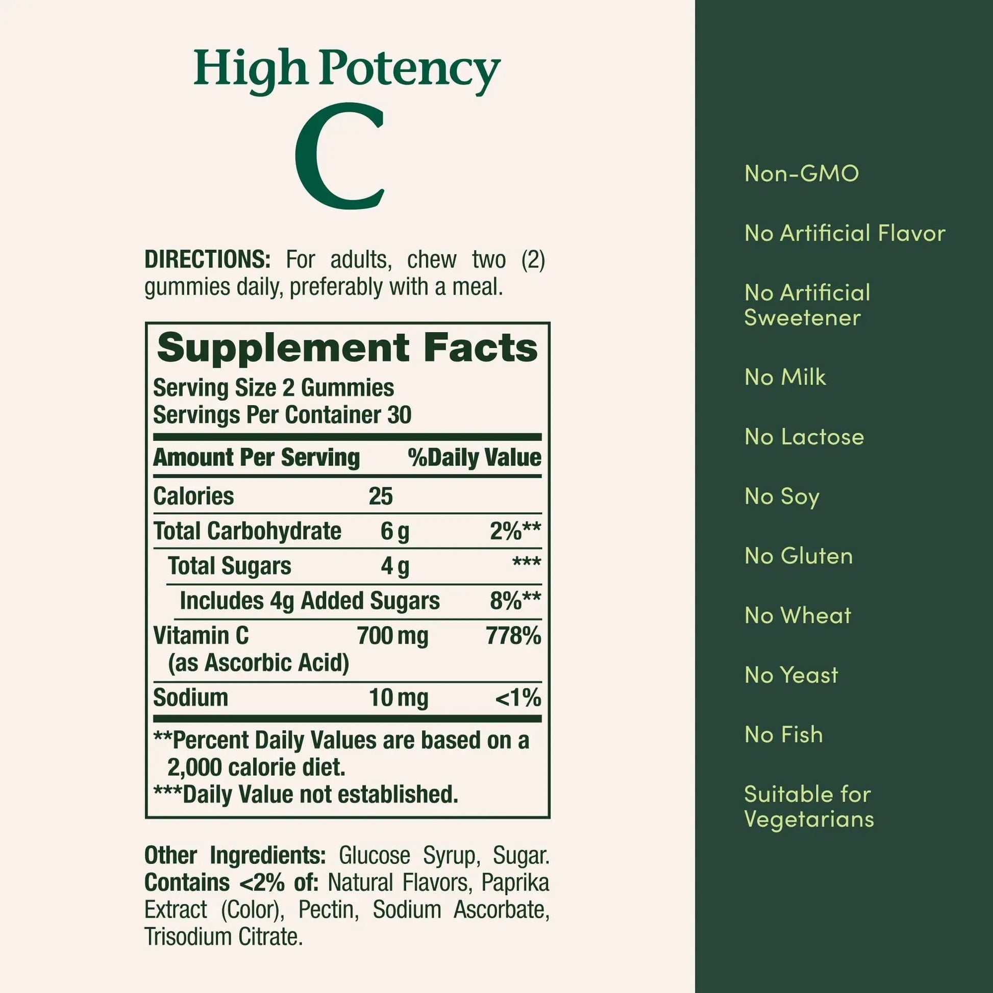 Nature’s Bounty Vitamin C Gummies 700mg, High Potency Vitamin C Chewable Gummies for Adults, Immune Support Supplement Nature's BountyBuy Supplements Australia