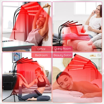 Red Light Therapy for Body, 180LEDs Red Light Therapy Lamp with Tripod, 3-in-1 Chip Designed 660nm ＆850nm DevowellteBuy Supplements Australia