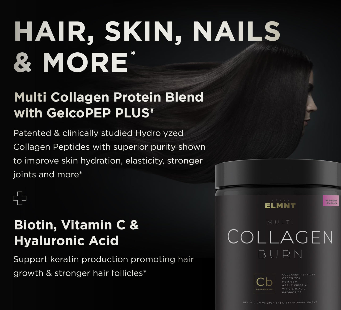 Super Collagen Burn - Premium Multi Collagen Powder for Women Weight Loss & Beauty TERRA ELMNTBuy Supplements Australia