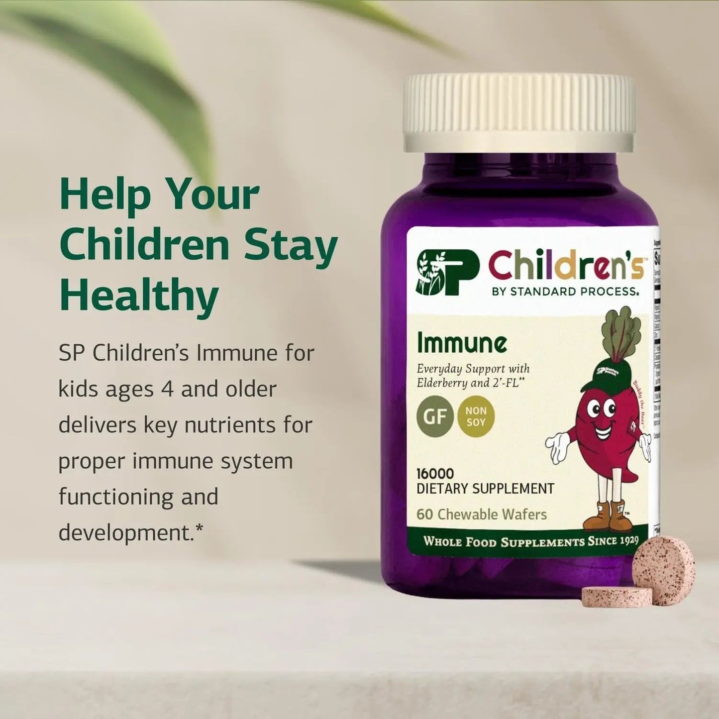 Standard Process Inc. Children's Immune - 60 Wafers Standard Process Inc.