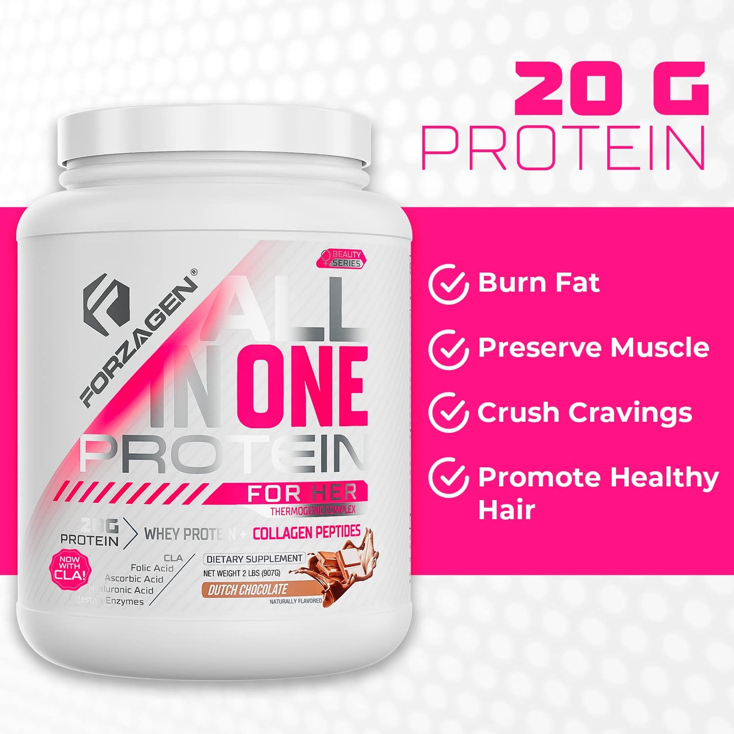Forzagen Protein Powder for Women - Protein Shake With Collagen Powder for Women ForzagenBuy Supplements Australia