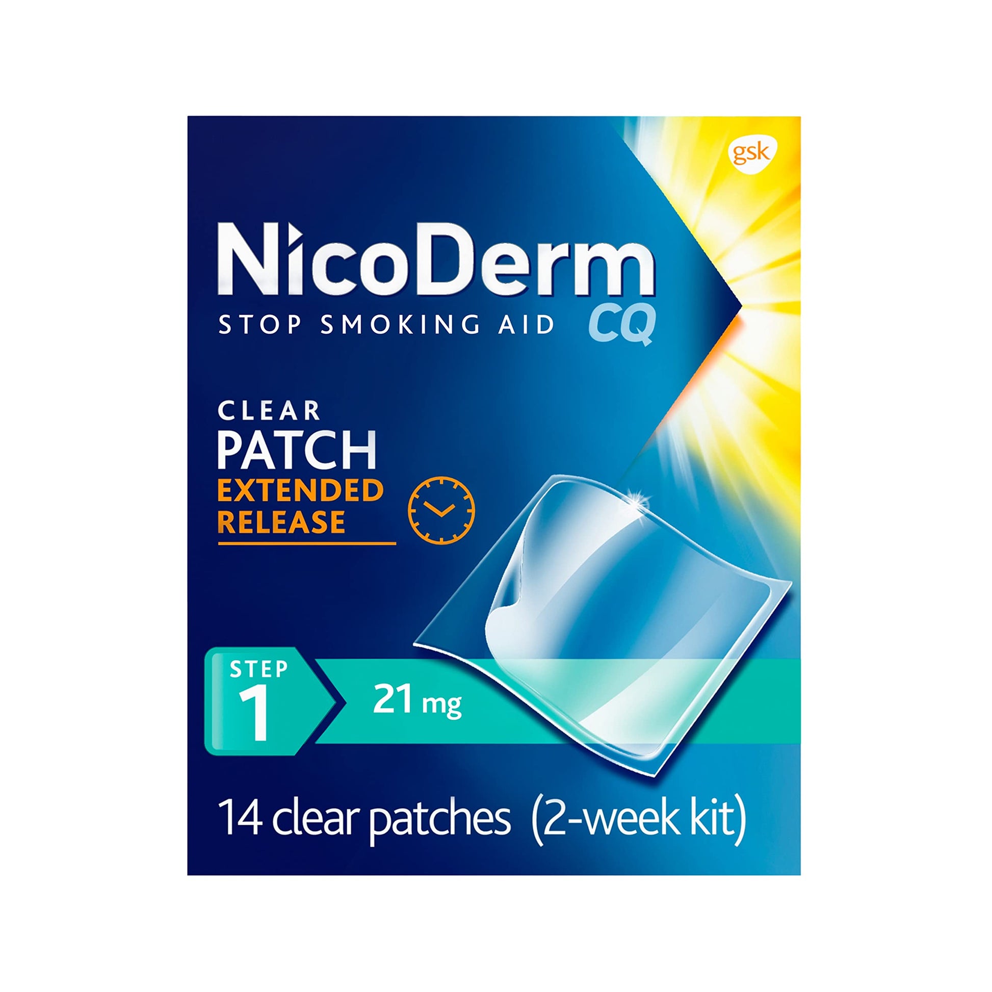 NicoDerm CQ Step 1 Nicotine Patches to Quit Smoking, 21 mg, Stop Smoking NicoDermBuy Supplements Australia