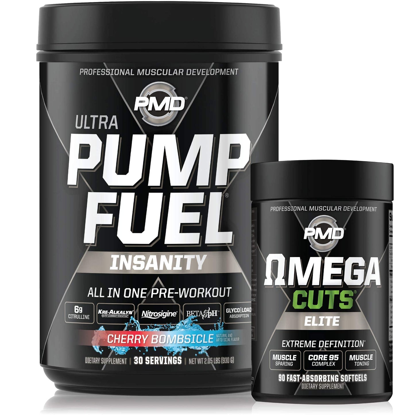 PMD Sports Ultra Pump Fuel Insanity - Pre Workout - Cherry Bombsicle (30 Servings)
