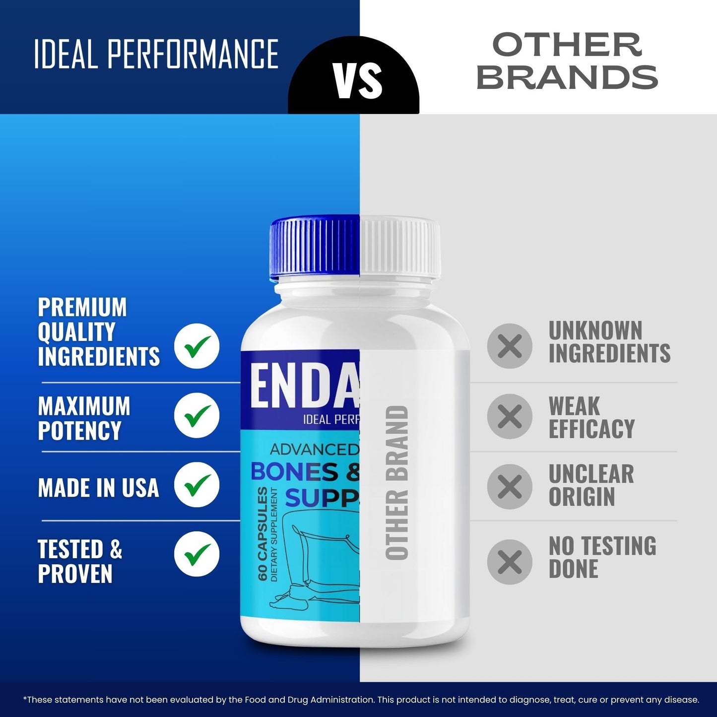 Endaflex Capsules, Advanced Joint Support Supplement Pills for Mobility and Comfort - Maximum Strength, Official Enda Flex Joint Support All Natural Formula, Premium Enda-Flex Reviews (3 Pack) IDEAL PERFORMANCEBuy Supplements Australia