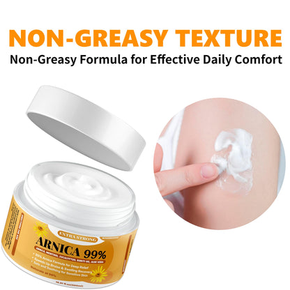 Bingbrofam Arnica Cream 99% Extra Strength Gel Pain Relief for Fast Healing Thin Skin, Seniors Bruises with Menthol, Swelling, Soothing Massage, 16.9 Oz BingbrofamBuy Supplements Australia