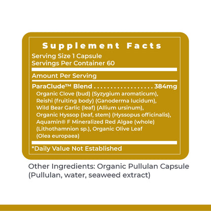 Premier Research Labs Paratosin - Gut Health Supplement, Reishi Mushroom Capsules, Hyssop Capsules, Wild Garlic Supplements, GI Support for Men & Women - 60 Vegetarian Capsules Premier Research LabsBuy Supplements Australia