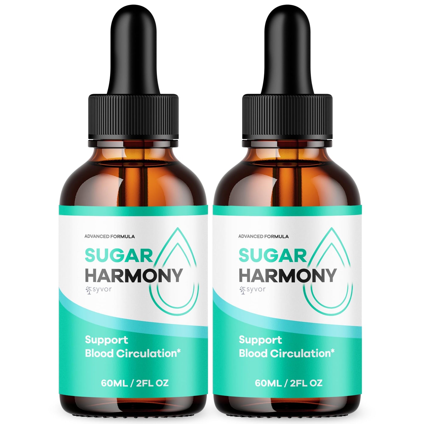(2 Pack) Sugar Harmony Drops, Official SugarHarmony Liquid Drops with All Natural Ingredients, Advanced Formula Support Supplement with Maximum Strength Premium Vitamins for Women & Men (60 Servings) SyvorBuy Supplements Australia