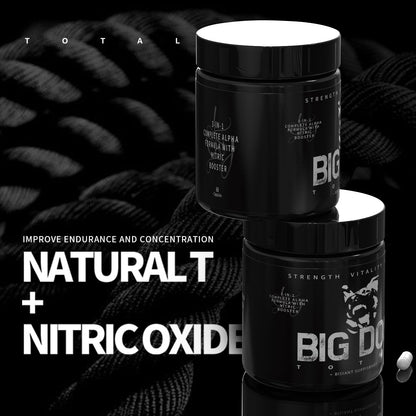 Big Dog Total Male 3-in-1 Total Alpha Blend Men’s Must-Have, Non-GMO - Natural Energy & Endurance Support, 60 Count (Big Dog Total - 1Pcs) FMRFMRBuy Supplements Australia