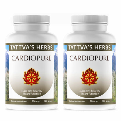 Tattva's Herbs Cardiopure Herbal Ayurvedic Supplement Vegetarian Capsules, Ashwagandha, Rauwolfia, & Arjuna Full Spectrum Co2 Extracts, Veggie Capsules, 240 Count, 25 Years of Premium Service Tattva's HerbsBuy Supplements Australia