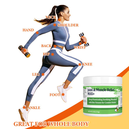 DUBOONAIO Max Energy Bee Venom Cream, Muscle Joint Soothing Cream, Pure Natural, for Back, Neck, Hands, Feet, Shoulder, Leg, Knee, Ankle Care DUBOONAIOBuy Supplements Australia