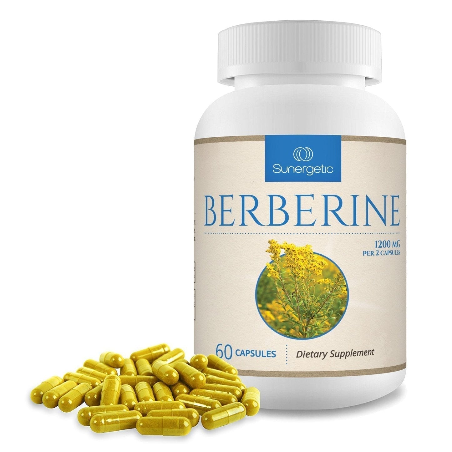 Premium Berberine Supplement - 1200mg of Berberine Per Serving - Berberine HCL SunergeticBuy Supplements Australia