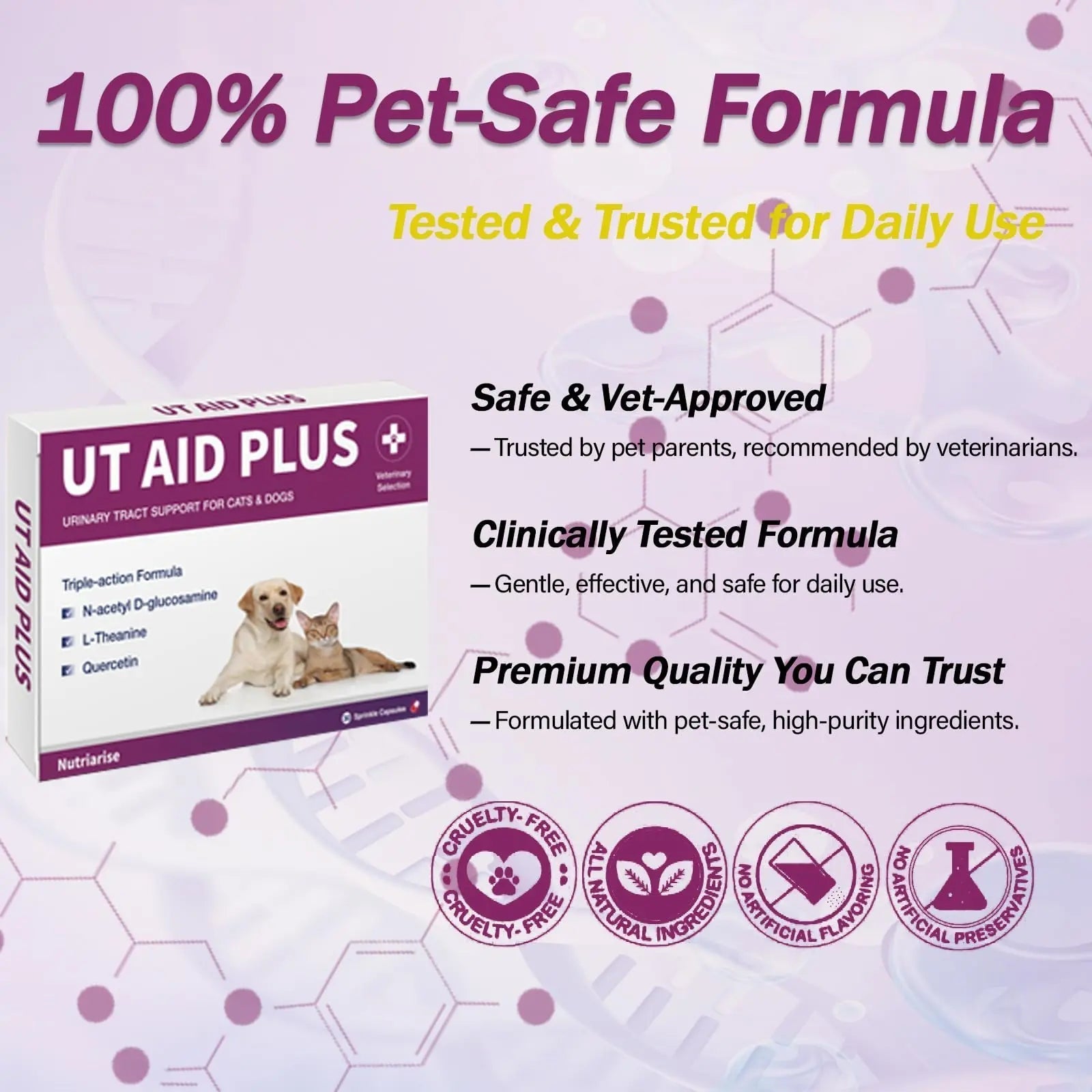 NUTRIARISE Natural UTI Treatment for Cats & Dogs – Antibiotic-Free Urinary Tract Infection Support Supplement – Bladder & Kidney Health – Incontinence Prevention – 30 Capsules NUTRIARISEBuy Supplements Australia