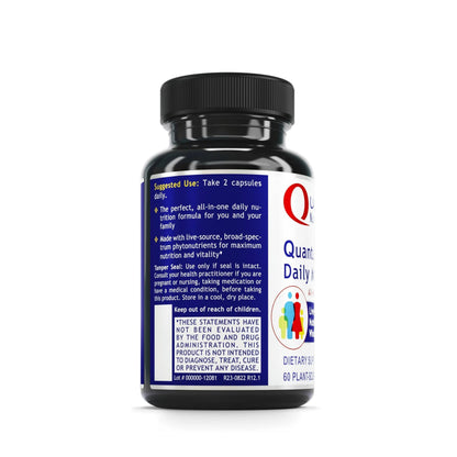 Quantum Nutrition Labs Daily Multivitamin - Multivitamin for Men and Women, Daily Nutrition Supplements with Calcium for Adults Quantum Nutrition