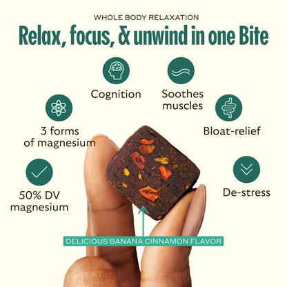 GEM Bite Complete Routine Variety Pack with Daily Multivitamin (14 Bites), Chill-Out Calm (7 Chews) & Deep Sleep Aid (7 Chews) | GEM