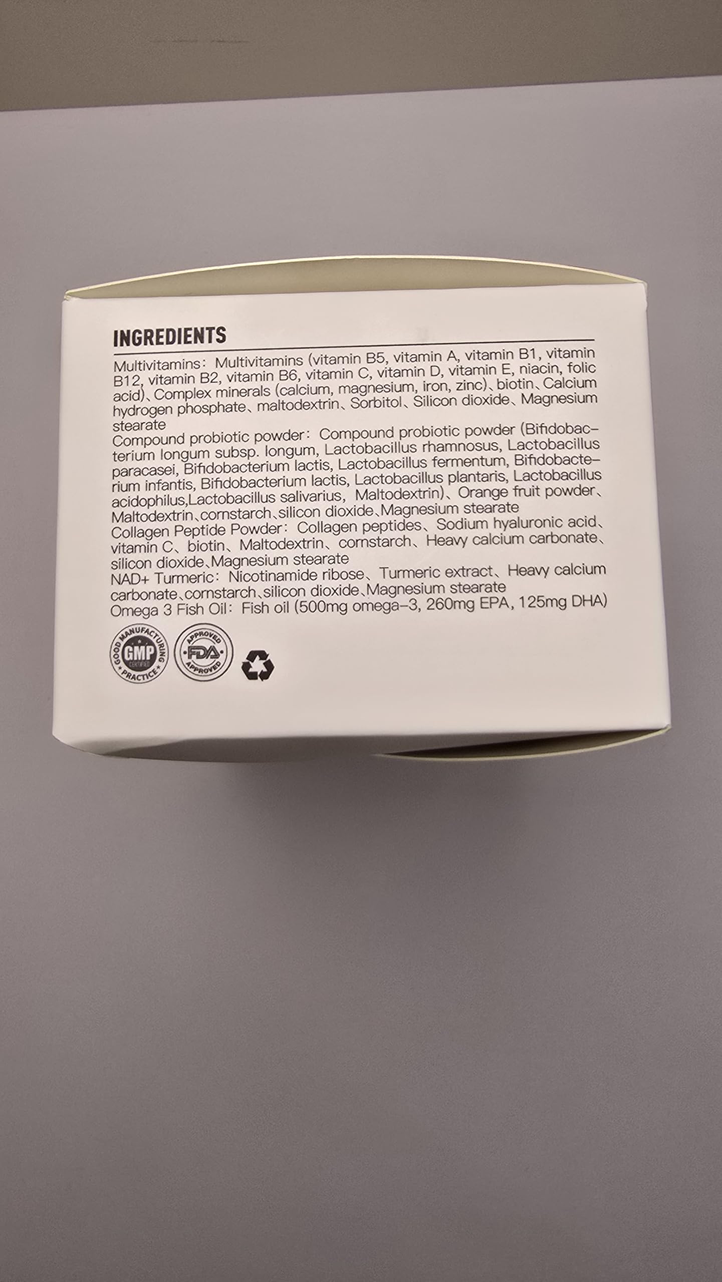 Natener 6 in 1 Women Vaginal Probiotics, 80B CFU Lactobacillus + 800mg Omega-3 + 250mg NAD+ + 179.5mg Vitamin C Promote Healthy Vaginal Odor & Vaginal Flora LLVYUOBuy Supplements Australia