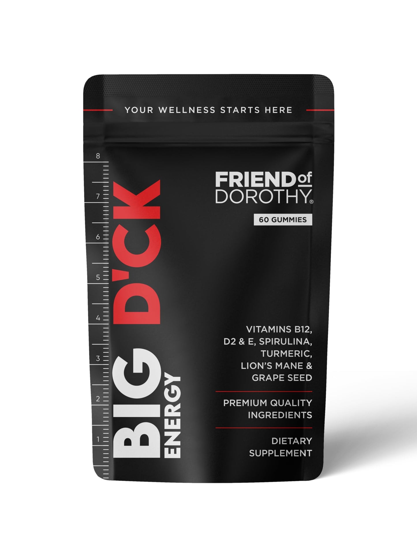 FRIEND OF DOROTHY Daily Multivitamin for Men, Energy, Focus & Immunity Support, Ashwagandha, Lion’s Mane & Reishi, 60 Capsules FRIEND OF DOROTHYBuy Supplements Australia