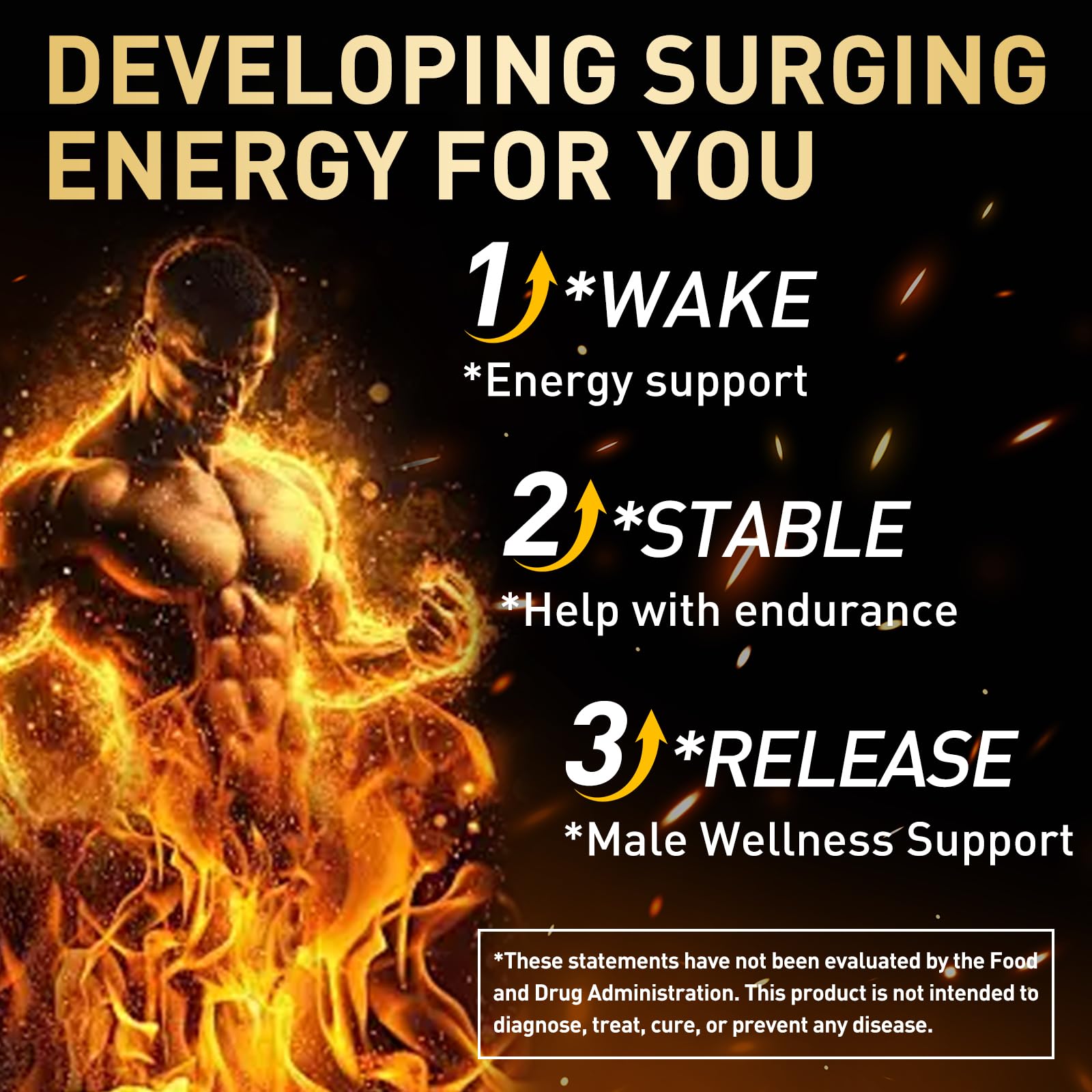 XKQ Men’s Vitality Support Supplement – Daily Energy & Performance Formula for Adult Men | Supports Circulation, Stamina & Confidence | Herbal & Amino Blend | 30 Tablets | 3rd Party Tested XKQBuy Supplements Australia