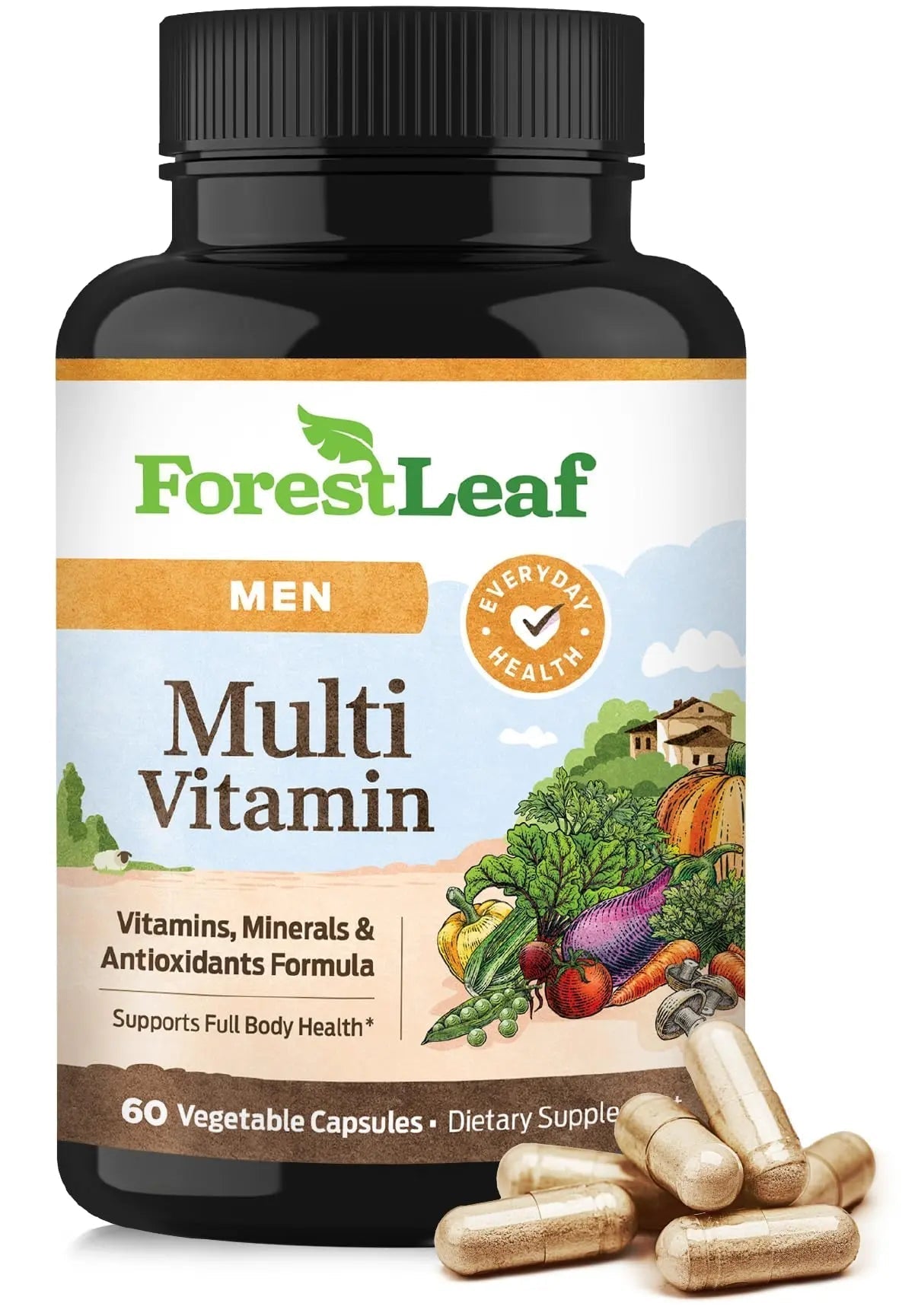ForestLeaf Daily Vitamin Multivitamin for Men, Multi-Vitamin for Men - Mens Multivitamins & Multiminerals Supplement | ForestLeaf