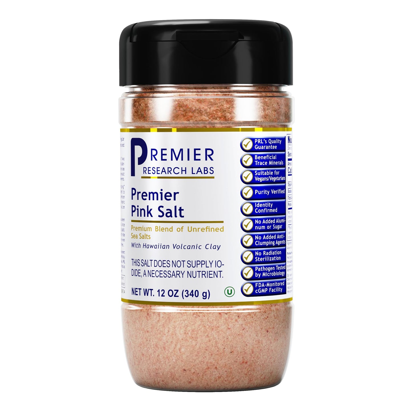 Premier Research Labs Pink Salt - Our Pink Sea Salt is a Hawaiian Red Alaea Sea Salt and Australian Salt Blend for Cooking, Baking with Minerals and Rich Taste - 12 oz Premier Research LabsBuy Supplements Australia