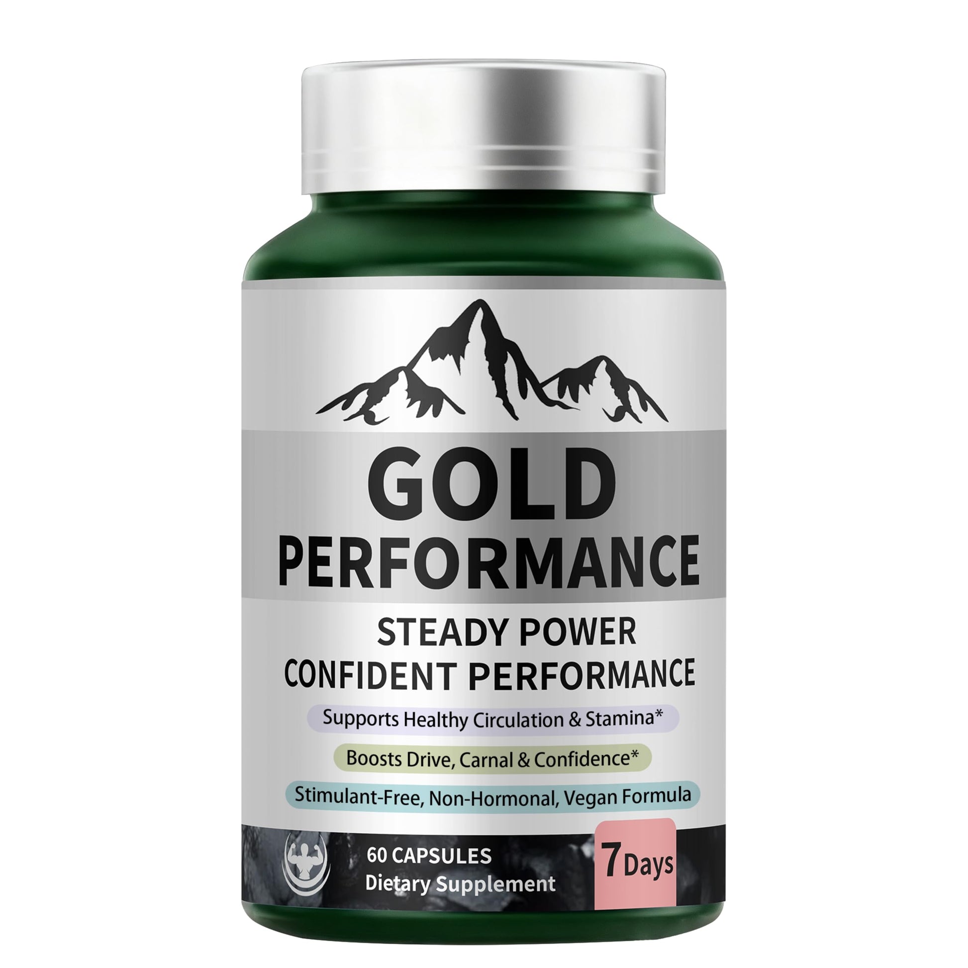 Quantum Gold Performance Capsulas – Daily Energy & Endurance Support Supplement | Boost Motivation & Confidence | 60 Capsules(1PC) ultimapeakBuy Supplements Australia