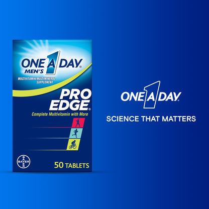 One A Day Men’s Pro Edge Multivitamin, Supplement with Vitamin A,C,D, E and Zinc for Immune Health Support and Magnesium for Healthy Muscle Function, 50 Count ONE A DAYBuy Supplements Australia