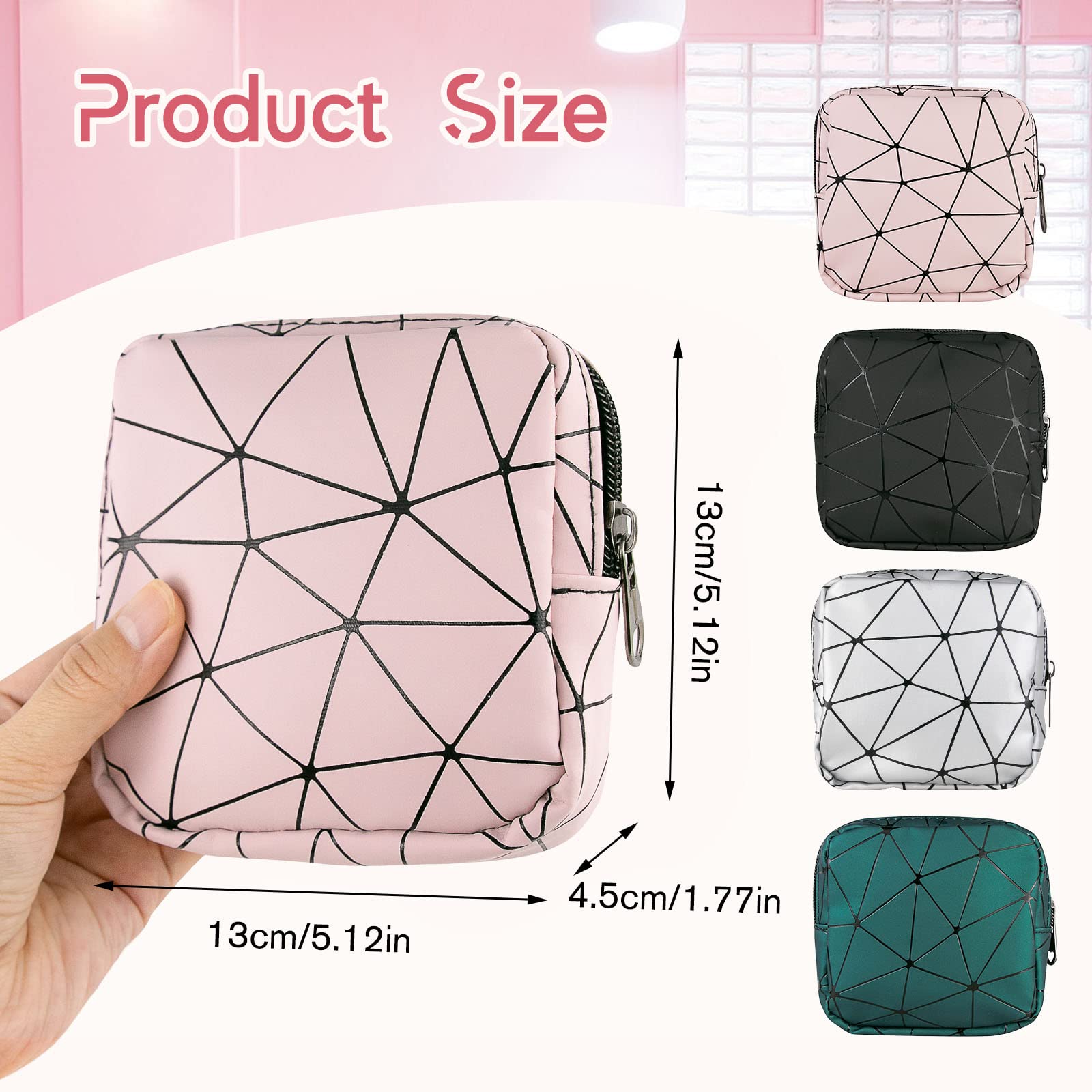 Sanitary Napkin Storage Bags 4PCS Menstrual Cup Pouches Nursing Pad Holder Tampon Bags BisanzoyaBuy Supplements Australia