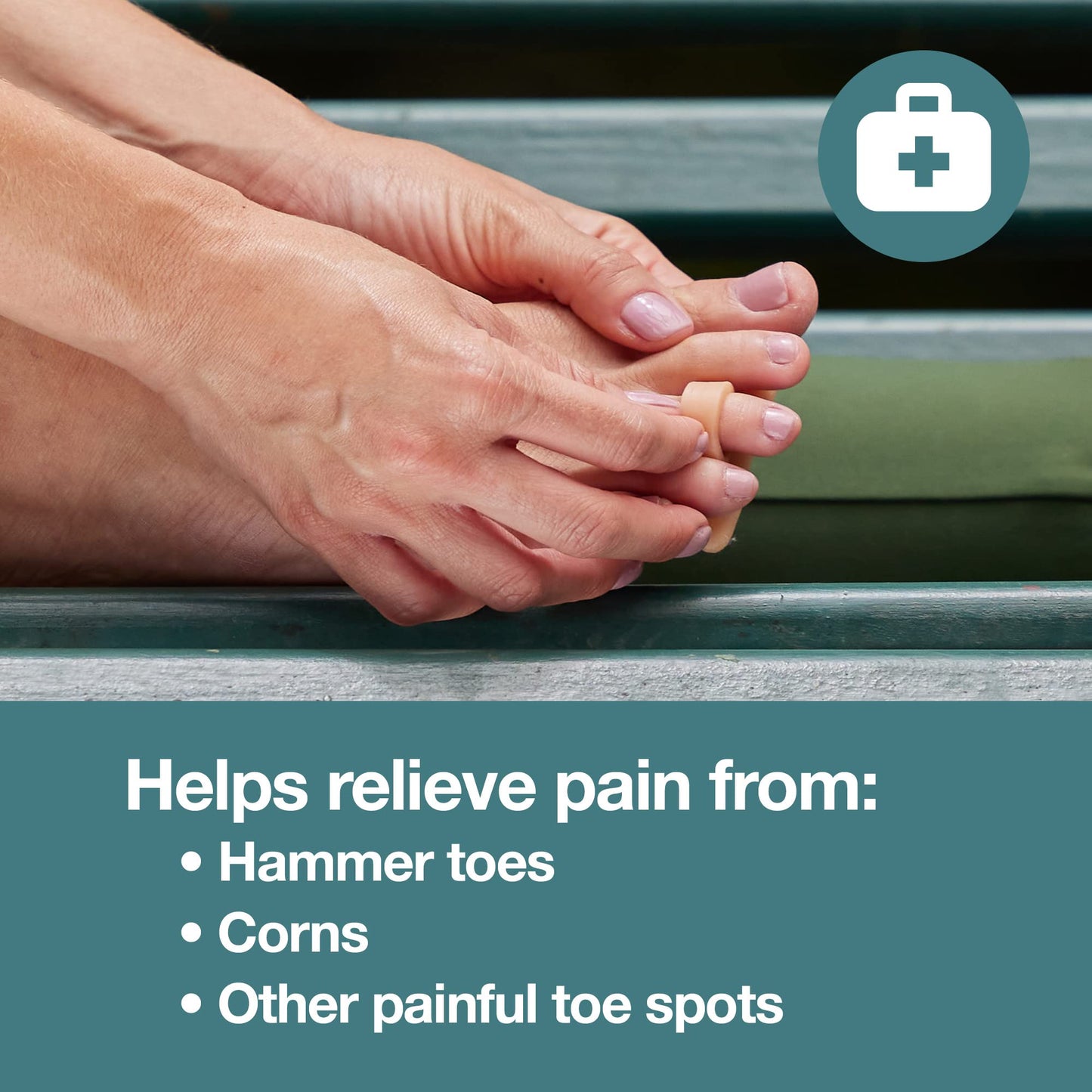 ZenToes Hammer Toe Straightener and Corrector 4 Pack Crests Relieve Foot ZenToesBuy Supplements Australia