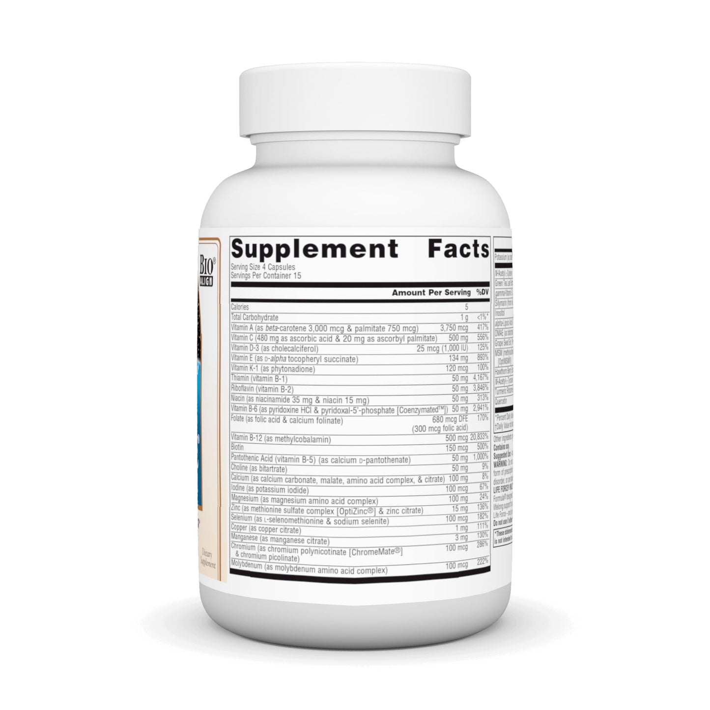 Source Naturals Life Force Multiple Iron Free Daily Multivitamin High Potency Essential Vitamins, Minerals, Antioxidants & Nutrients - Energy & Immune Boost* - 60 Capsules Source NaturalsBuy Supplements Australia