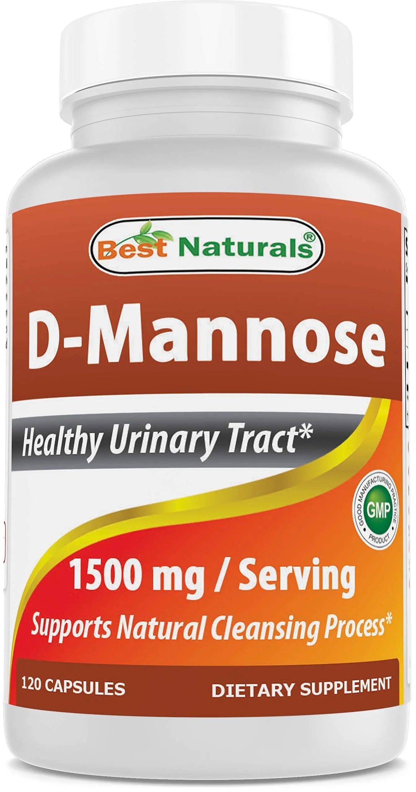 Best Naturals D-Mannose Capsules - Urinary Tract Cleanse Supplement 1500mg/Serving - 120 Count Best NaturalsBuy Supplements Australia