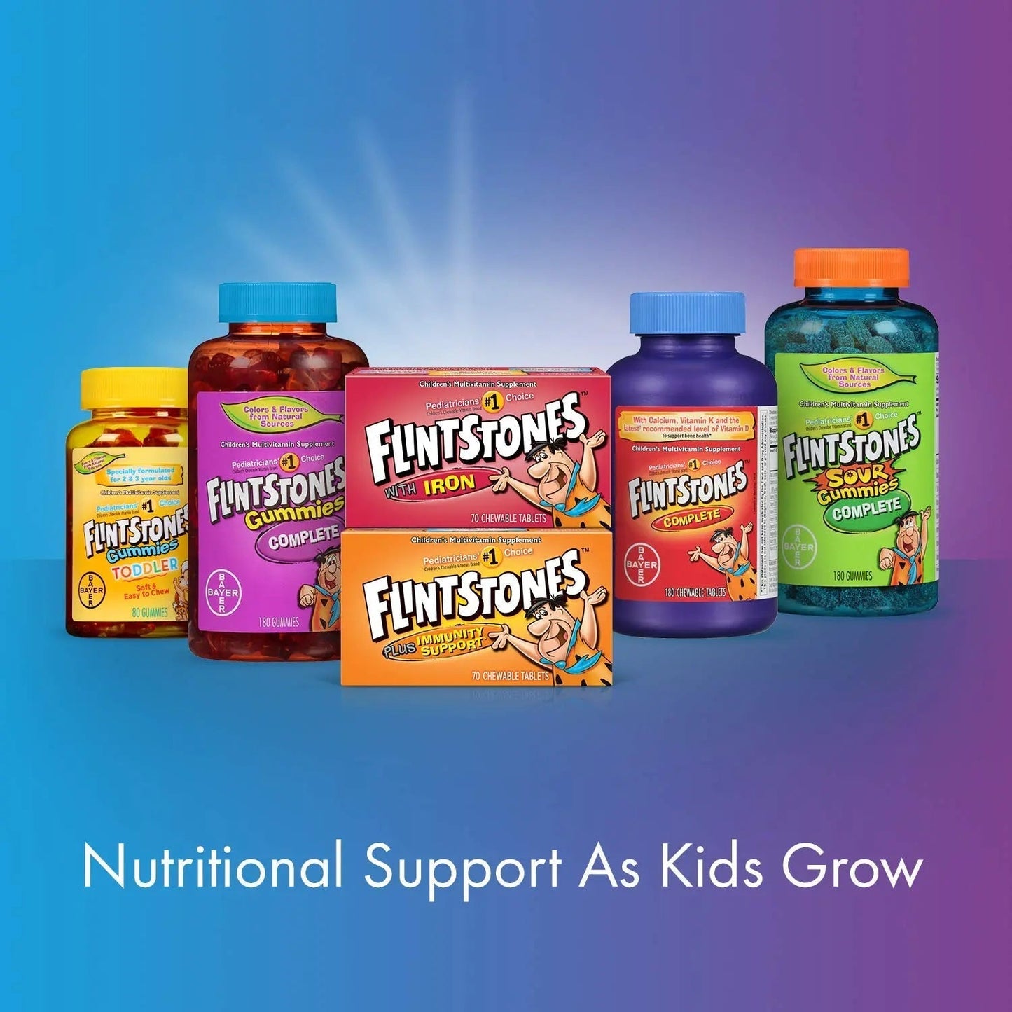 Flintstones Children's Complete Multivitamin Gummies, 70 Count Flintstones Vitamins