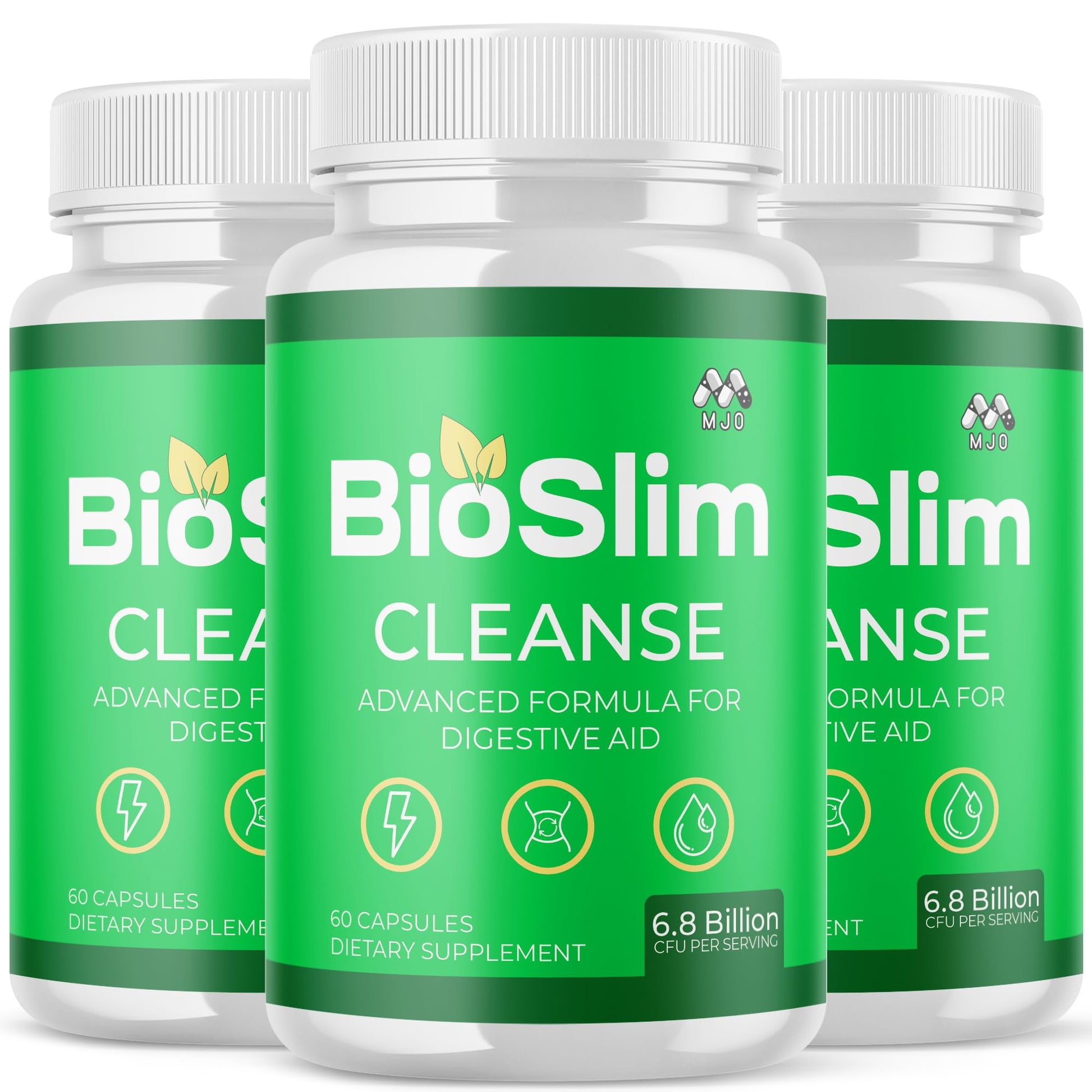 (3 Pack) Bioslim Cleanse Capsules, Official Bioslim Cleanse Supplement Pills with All Natural Ingredients, Advanced Active Health Lifestyle Formula with Premium Vitamins for Women & Men (180 Capsules) MJOBuy Supplements Australia