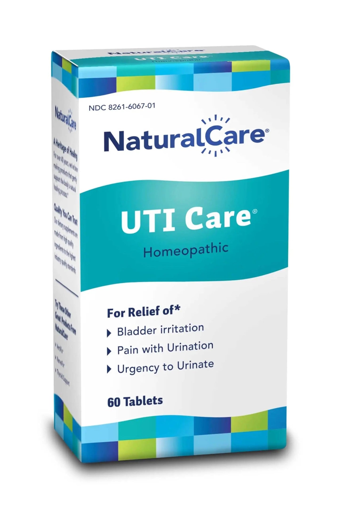 NaturalCare UTI Care Tablets - Fast-Acting Relief for Urinary Tract Infection, 60 Count NaturalCareBuy Supplements Australia