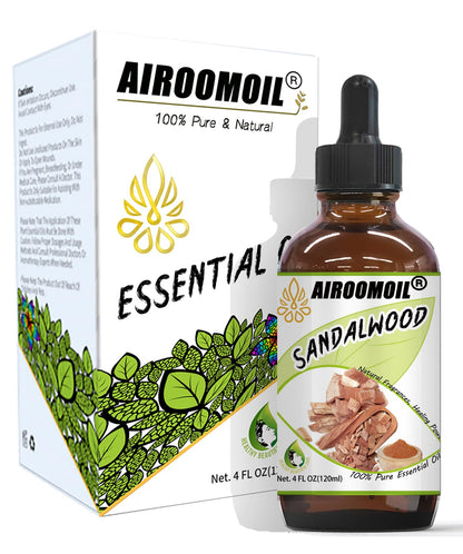 Sandalwood Essential Oil Woodsy Fragrance for Aromatherapy Diffuser Perfume Scents Oil airoomoilBuy Supplements Australia
