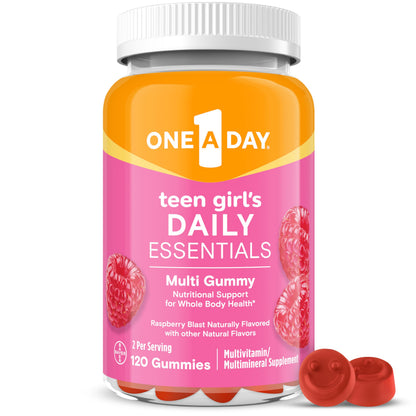 One A Day Teen Girl’s Daily Essentials Multivitamin Gummies, Teen Girl Multivitamins with Biotin, Vitamin B12 and B6, Vitamin C ONE A DAYBuy Supplements Australia