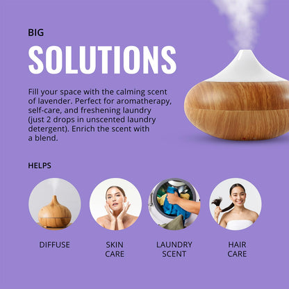 LAB BULKS ESSENTIAL OIL - Lavender Oil 16 Ounce Bottle for Diffusers, Home Care, Candles, Aromatherapy LAB BULKS ESSENTIAL OILBuy Supplements Australia
