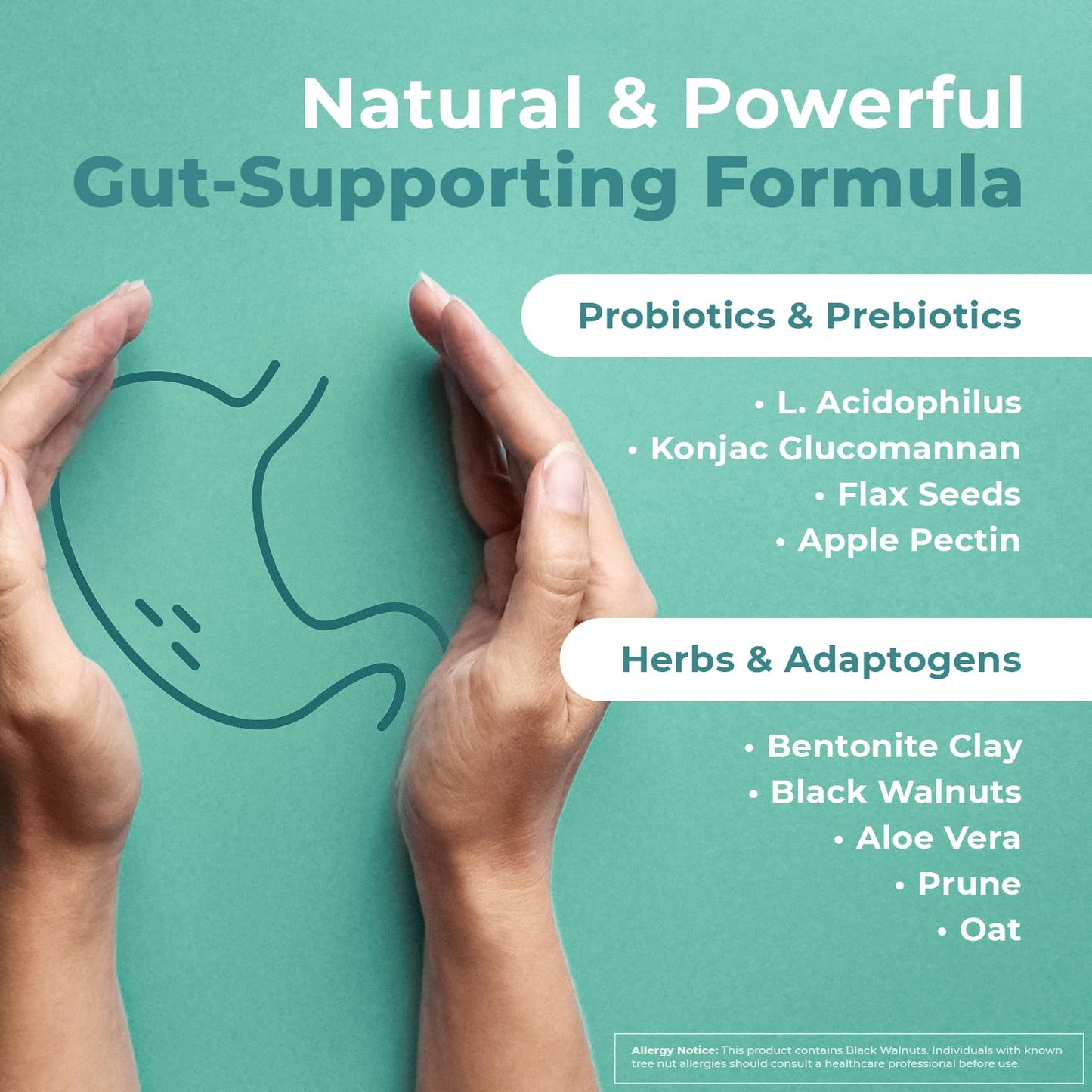 GutOptim Probiotic & Prebiotic Capsules | Pre and Probiotics for Synbiotic Gut Health & Bloating Relief for Women & Men | Enzyme with Probiotics for Digestive Health | Non-GMO, 60 Ct, 3 Month Supply Nature’s NutriWaveBuy Supplements Australia