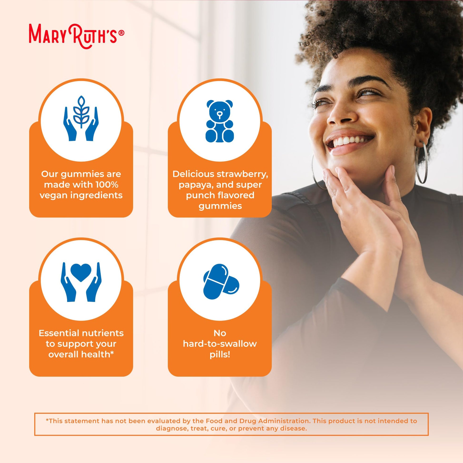 MaryRuth Organics Multivitamin for Women and Men | Sugar Free | Adult Multimineral Gummy with Vitamin C | MaryRuth OrganicsBuy Supplements Australia