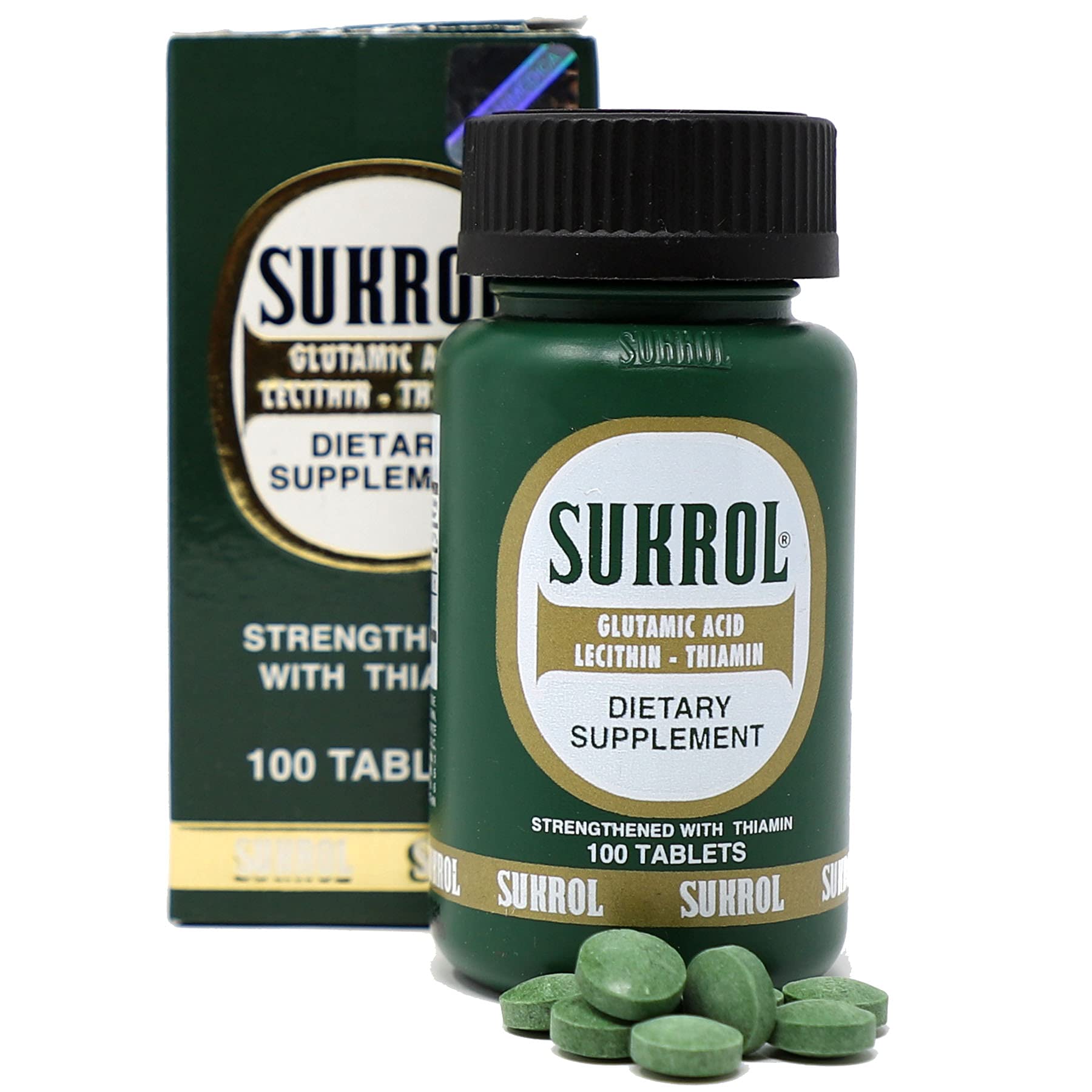 Sukrol, Vitamin, Improve Healthy Brain Function, 100 Tablets, Bottle SukrolBuy Supplements Australia