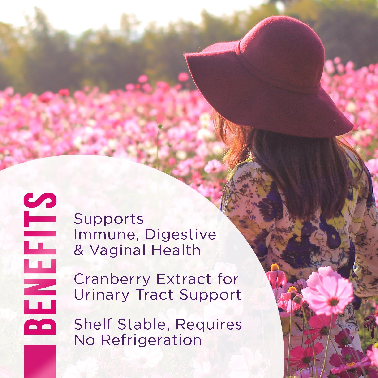 Probiotics for Women + Cranberry - 3 Billion CFU Guaranteed & 6 Vegan Strains for Women's Hello Lovely!Buy Supplements Australia