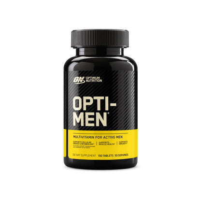 Optimum Nutrition Opti-Men, Vitamin C, Zinc and Vitamin D, E, B12 for Immune Support Mens Daily Multivitamin Supplement